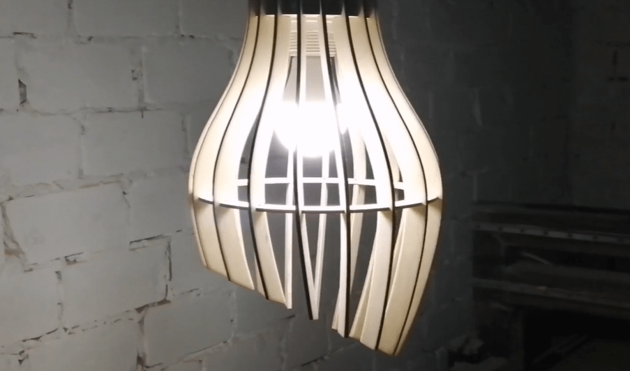 Качественный светильник из фанеры Fanera-Russia