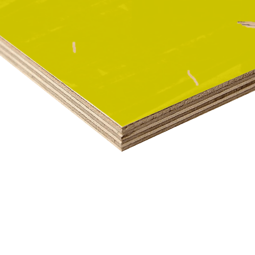 Фанера березовая лам. ФОФ 15мм сорт III/III 120/120 2440х1220мм YE (Желтый цвет)